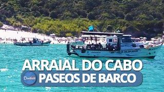 ARRAIAL DO CABO. TODO SOBRE SUS PASEOS DE BARCO ️ precios, recorridos, consejos para Arraial.