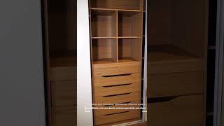 Guarda Roupa Casal 3 Portas Correr Montclair 100% MDF 6 Gavetas com Porta Jóias