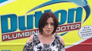 Plumbing Testimonial for Dutton Plumbing