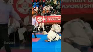 This is a kyokushin power||respect||one shoot||one kill||#shorts #karate #karatecontact #power