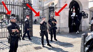 On Alert - Offensive Words Shouted at King’s Guards