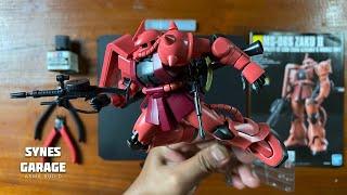 MS - 06S Zaku II HG 1/144 | ASMR BUILD | Mobile Suit Gundam