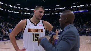 Nikola Jokic reacts to same-game triple-doubles with Westbrook, HISTORIC road win  | NBA on ESPN