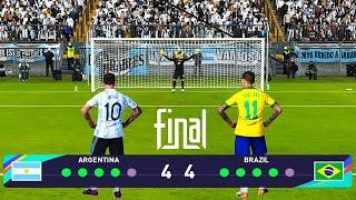 PES 2021 | Argentina vs Brazil | Copa America FINAL | Penalty Shootout