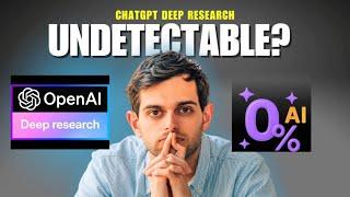 Is Chatgpt deep research is detected by Turnitin, Originality AI and GPTZero?