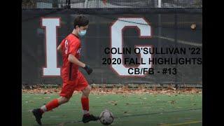 COLIN O'SULLIVAN FALL 2020 HIGHLIGHTS