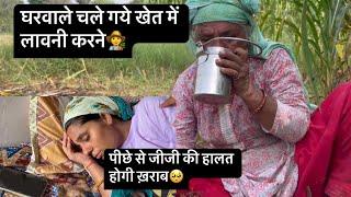 घरवाले चले गये खेत में लावनी ‍|| पीछे से जीजी की हालत होगी ख़राब#familyvlog #haryanvicultur