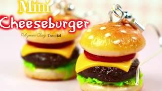 Mini Cheeseburger Polymer Clay Tutorial