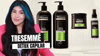  TRESEMMÉ DETOX CAPILAR com extrato de Matchá para limpeza profunda e remoção de acúmulos