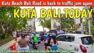 Tourism in Kuta Bali is back to being busy and the highway is busy | Kuta