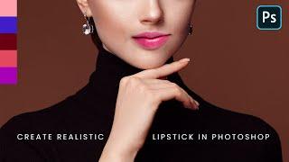 Create Realistic Lipstick in Photoshop | Photoshop Vibes