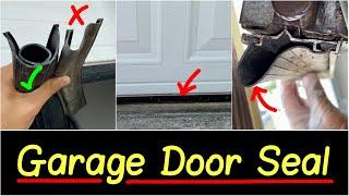 Best Garage Door Bottom Seal | Rubber Gasket Weather Strip Replacement DIY HD Review