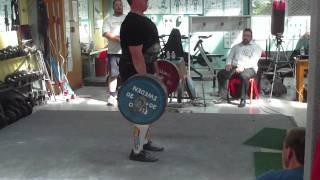 Myst 255kg raw deadlift (with baby powder)