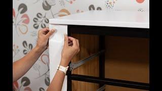 Upcycling IKEA Hemnes Drawers using d-c-fix vinyl wrap self adhesive film