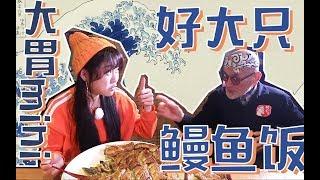 【梨涡少女mini】我吃的食物好大只：一份匠心鳗鱼饭！