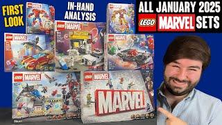 LEGO Sent Me EVERY LEGO Marvel January 2025 Set! (In-Hand First Reaction + Analysis)