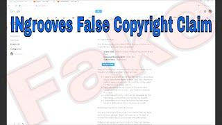 INgrooves False Copyright Claim [2018]