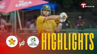 Highlights | Zimbabwe vs Ireland | 1st T20I | Ireland tour of Zimbabwe | T Sports