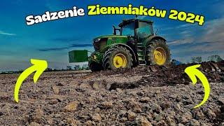 ! Sadzenie Ziemniaków  2024 !  E-RKA  impreza w jelonku!?...