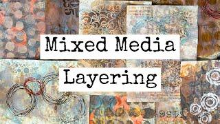 How To Create Layered Mixed Media Backgrounds