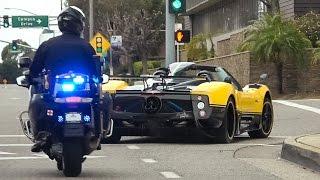 The Pagani Cinque Roadster is a Police Magnet