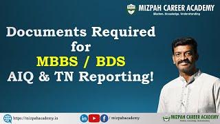 Documents Required for Medical College Admission - Don't Miss these Documents - NEET 2024