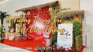 Ý Tưởng Trang Trí Tết Văn Phòng Công Ty | Tre Lá Đạt Thành