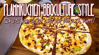 Flammkuchen vom Grill im BBQ Culture Style - Anders und Geil #flammkuchen #grillen #mahlzeit