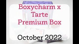 Boxycharm x Tarte Premium Box October 2022 Unboxing + Coupon