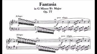 Beethoven - Fantasia in G minor, Op. 77 [Rudolf Serkin]