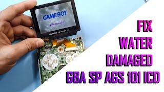 How to fix water damaged ags 101 gba sp lcd screens.