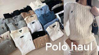 Polo haulㅣ이 정도면 폴로 덕후 인정인가요? (내돈내산), 폴로 랄프로렌 룩북, 1년 내내 폴로만 입기 ssap가능.. (feat.친언니)