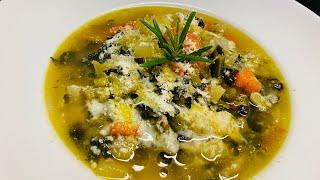 Minestrone ￼rustico buono che scalda facile veloce e tanto sano