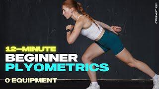 12 Min. Beginner-Friendly Plyometrics For Runners & Athletes | + Warm Up & Strength