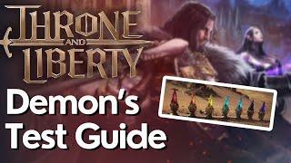 Demon's Test Exploration Codex Guide In Throne And Liberty