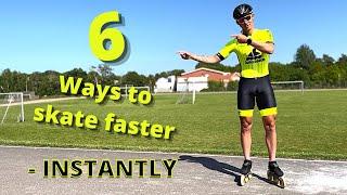 Skate Faster - 6 ways to instantly go faster on inline skates