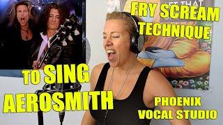 LEARN TO SING at PHOENIX VOCAL STUDIO / Fry Scream / Aerosmith #aerosmithcover #fryscream