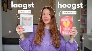 Leesvlog het laagst en hoogst beoordeelde boek lezen van mijn tbr 