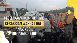 Kecelakaan Tol Cipularang, Kesaksian Warga Lihat Anak Kecil Tewas Terjepit hingga Truk Terpental