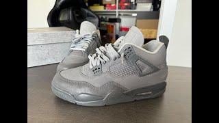 Air Jordan 4 Wet Cement On Feet Review