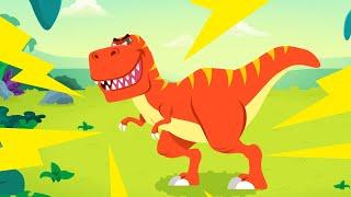 Dinosaur Songs Compilation for kids | Tyrannosaurus Song | Nursery Rhymes  TidiKids