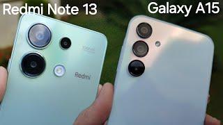 Redmi Note 13 vs Samsung A15 | مقارنة شاملة