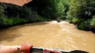 Riding the Renegade 650 inside the Hatfield-McCoy Trail System in WV.