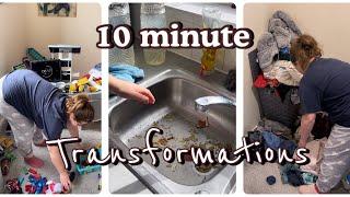 10 minute transfomations: Speed cleaning my entire house!