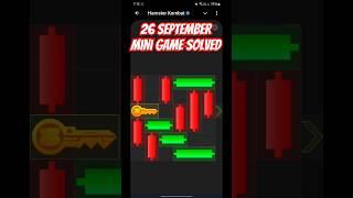 Hamster Kombat 26 September Key Game Solved #hamsterkombat