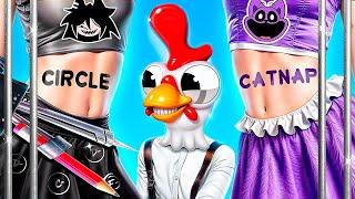 Cara Menjadi Clucky! Perubahan Ekstrim Dari Catnap Dan Miss Circle Menjadi Clucky!