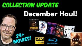 Giant Movie Haul! New 4K UHD & Blu-ray Pickups | Collection Update December 2024