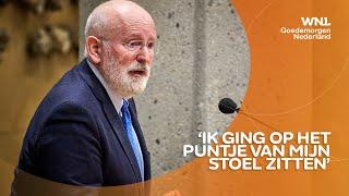 Frans Timmermans (GL-PvdA) kondigt koerswijziging aan op migratie, maar die valt behoorlijk tegen