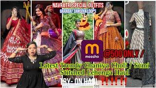 I have ordered huge Navratri Special Chaniya Choli/Semi Stitched Lehenga From Meesho | Meesho Haul