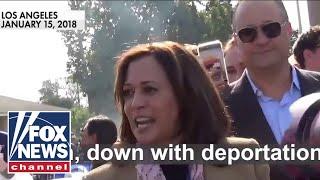 Unearthed video shows Kamala Harris chanting 'down with deportation'